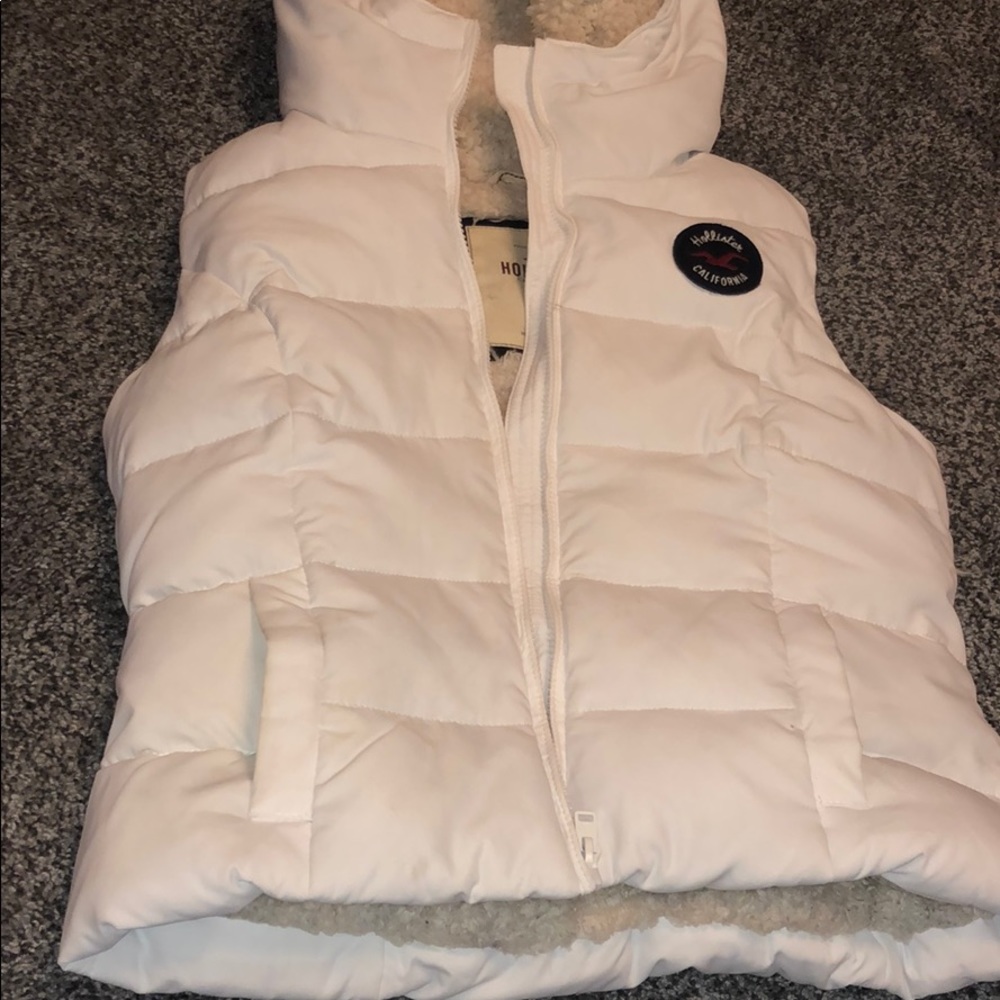 White Hollister vest